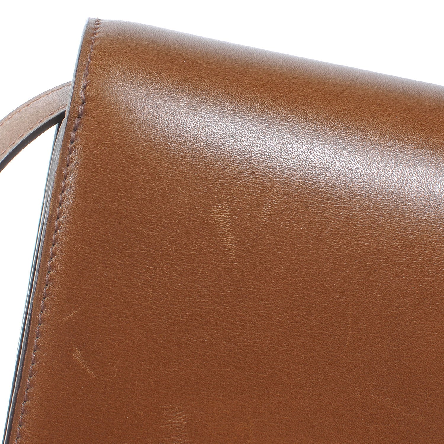 Celine Leather Medium Classic Box Flap Bag Camel 6 of 8