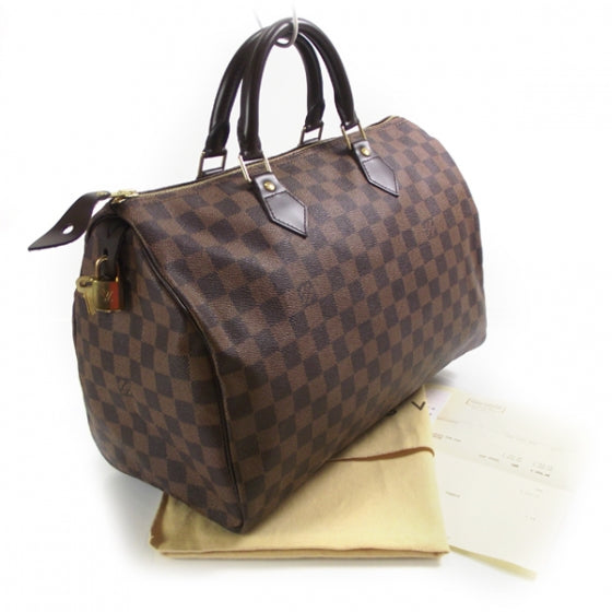 Louis Vuitton Damier Ebene Speedy 35 3 of 8