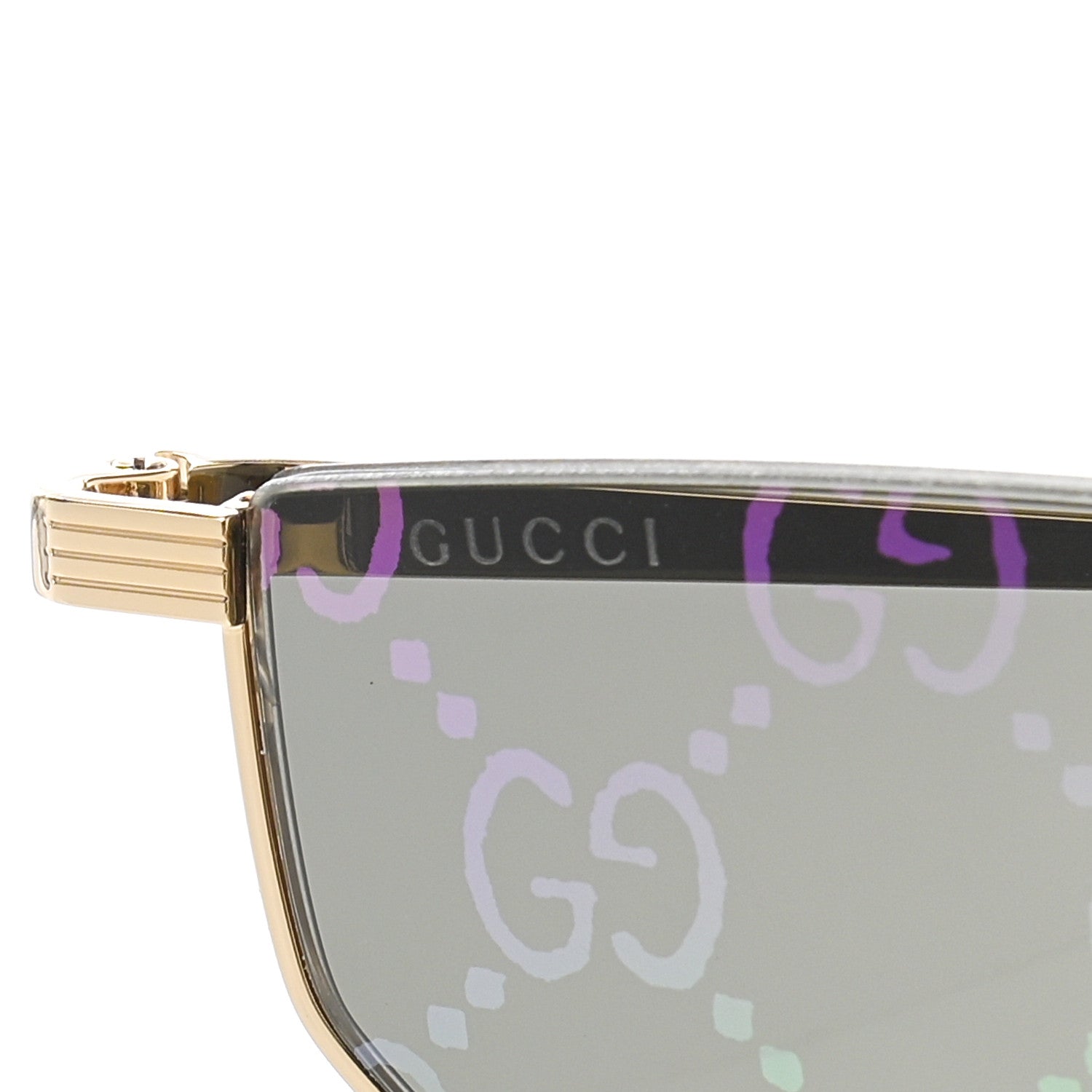 Gucci Metal Logo Sunglasses GG0627S Gold 5 of 9