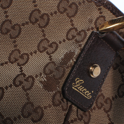 Gucci Monogram Abbey Messenger Bag Dark Brown 8 of 10