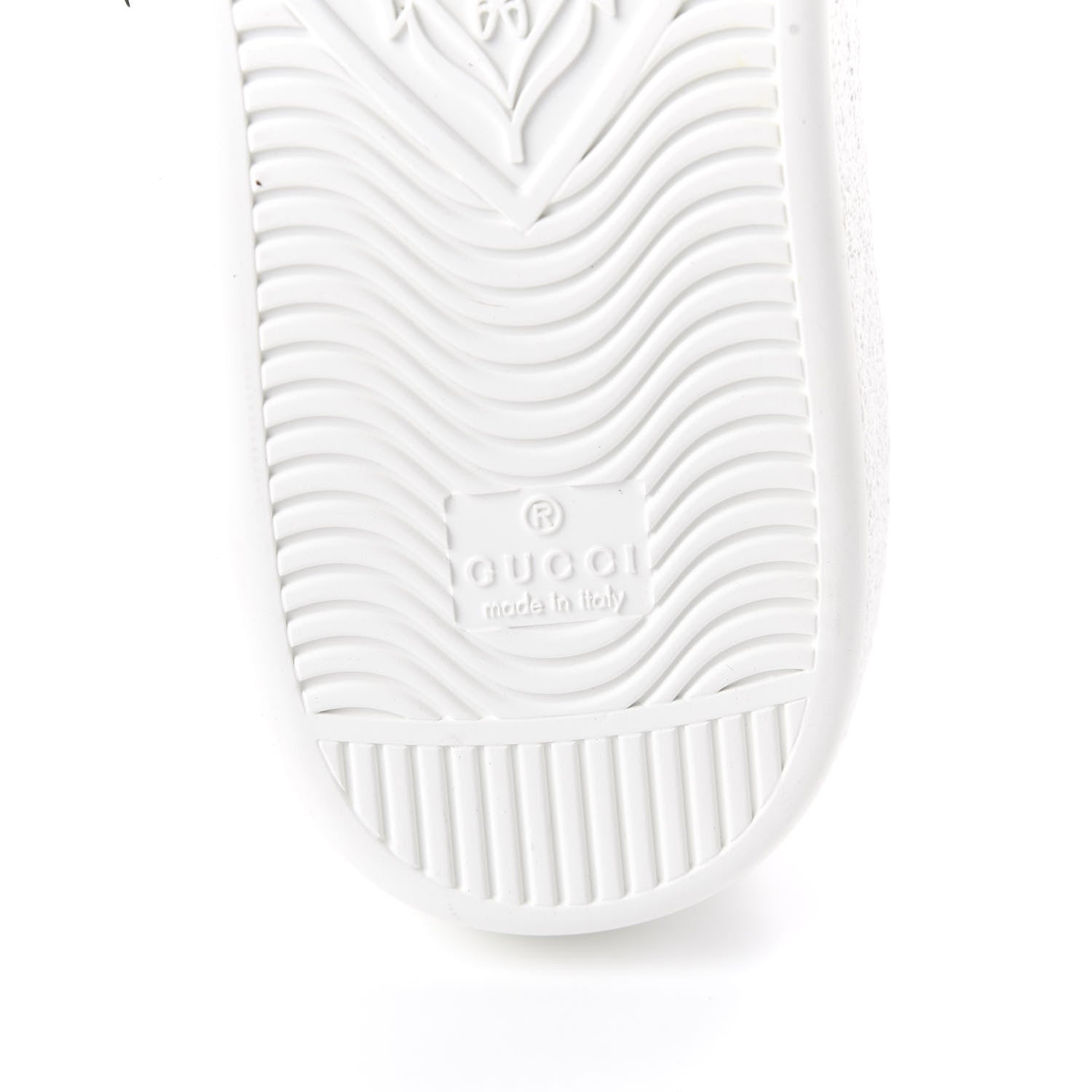 Gucci Calfskin Mens Ace Sneakers 9.5 White Green 6 of 10