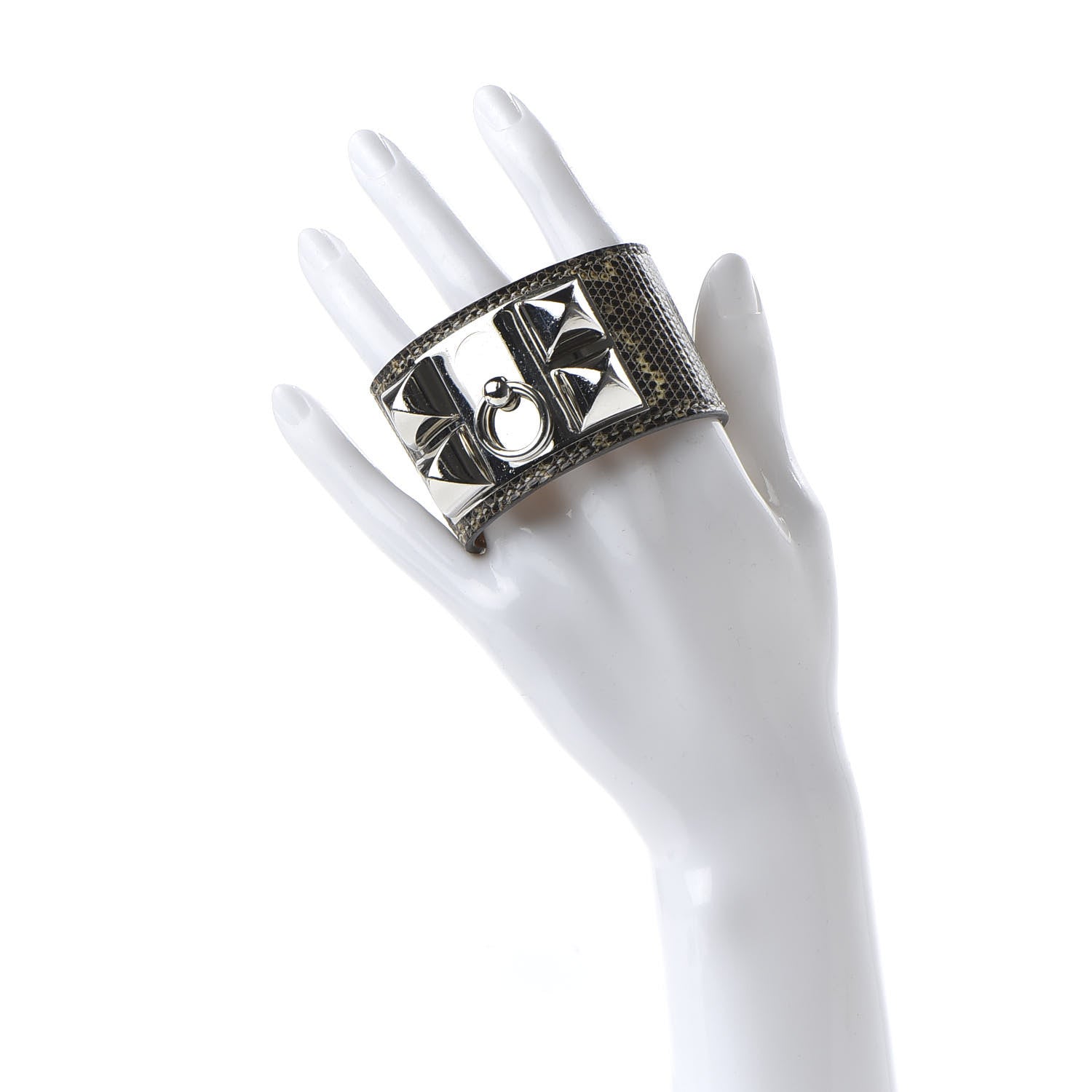 Hermes Lizard Collier De Chien CDC Bracelet S Ombre 2 of 6