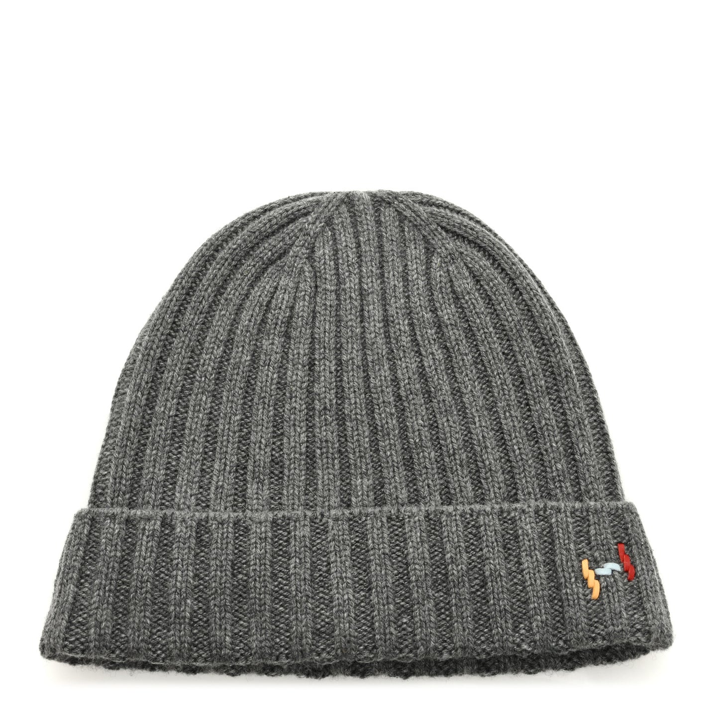Cashmere Silk H Torsade Beanie Hat L Gris Chine