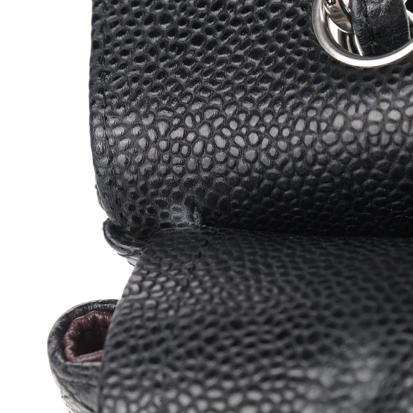 Caviar Quilted Maxi Double Flap Black