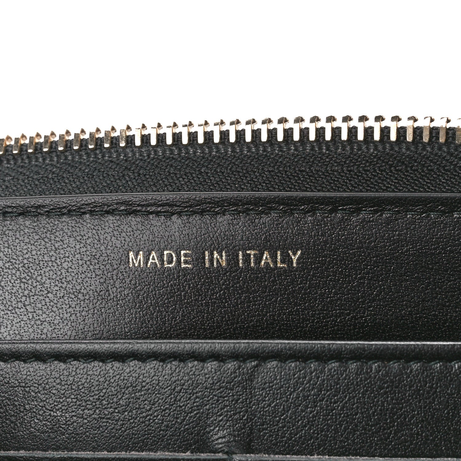 Chanel Caviar Quilted Filigree Zip Around Wallet Black 6 of 11