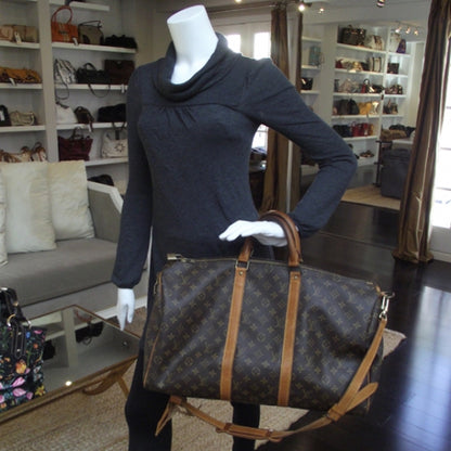 Louis Vuitton Vintage Monogram Keepall 50 w/ Strap 2 of 10