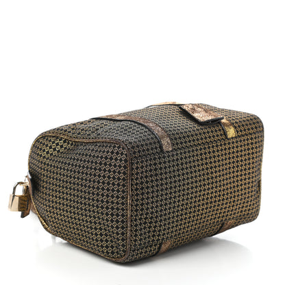 Fendi Metallic Zucchino Forever Boston Gold Black 4 of 9