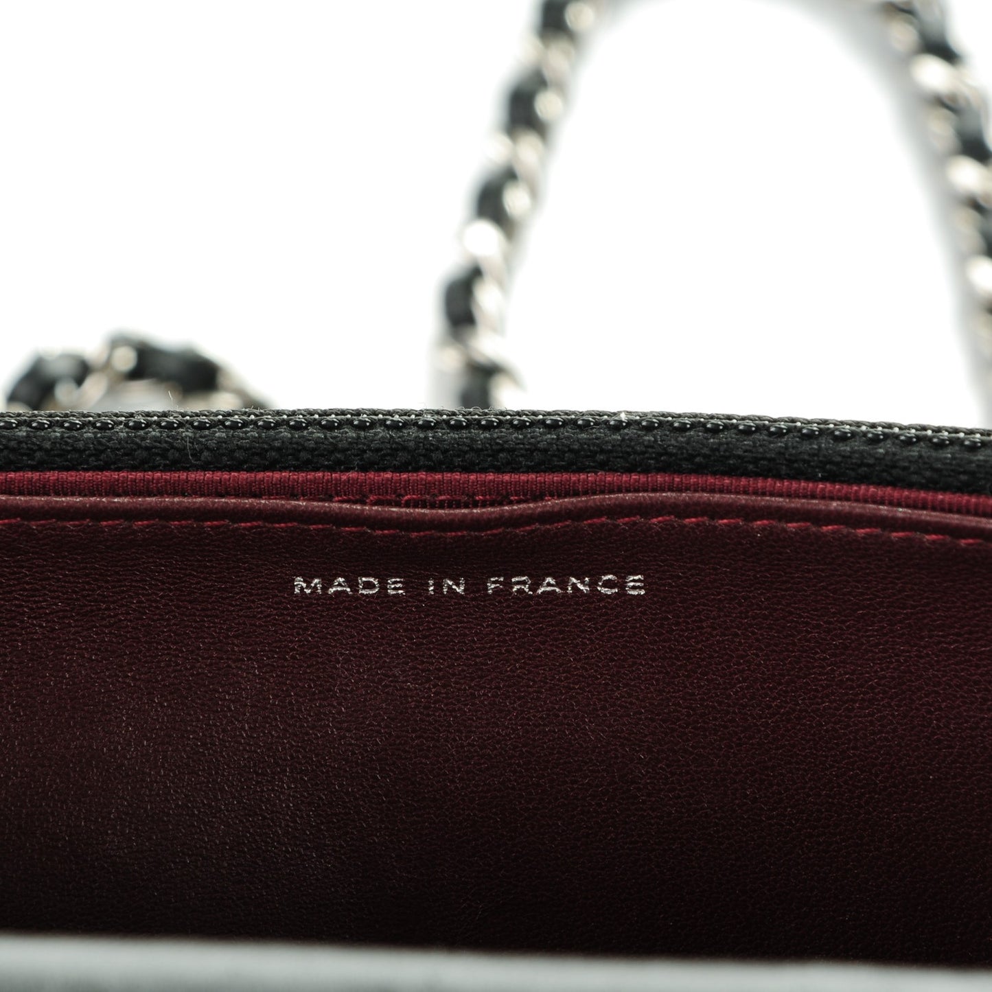 Lambskin Quilted Wallet On Chain WOC Black