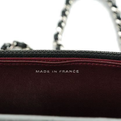 Chanel Lambskin Quilted Wallet On Chain WOC Black 7 of 8