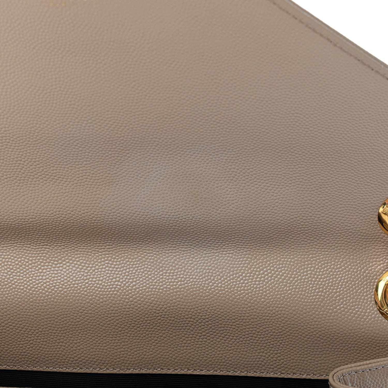 Saint Laurent Grain De Poudre Matelasse Chevron Large Monogram Satchel Dark Beige 15 of 15