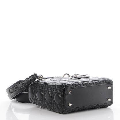Christian Dior Lambskin Cannage Small Lucky Badges My Lady Dior Black 5 of 10