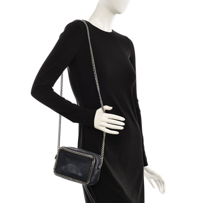 Stella McCartney Shaggy Deer Falabella Crossbody Clutch Bag Blue 2 of 6