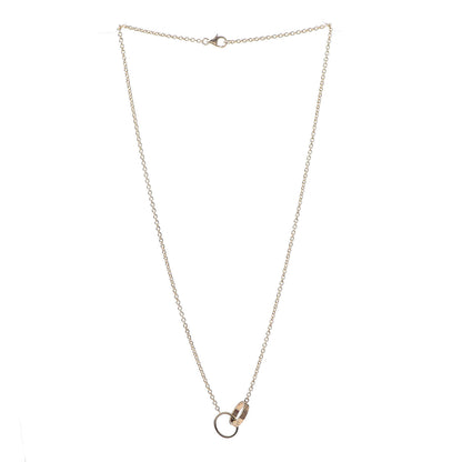 Cartier 18K Yellow Gold Interlocking LOVE Necklace 3 of 8