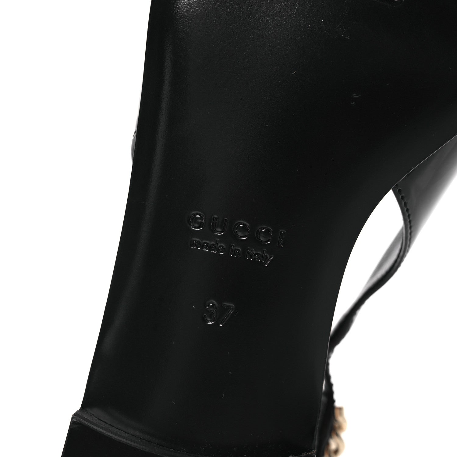 Gucci Patent Signoria Ballet Slingback Ballet Flat 37 Black 7 of 10