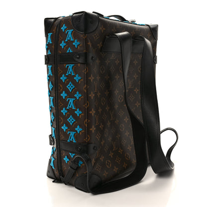 Louis Vuitton Monogram Tuffetage Soft Trunk Backpack PM Turquoise 3 of 9