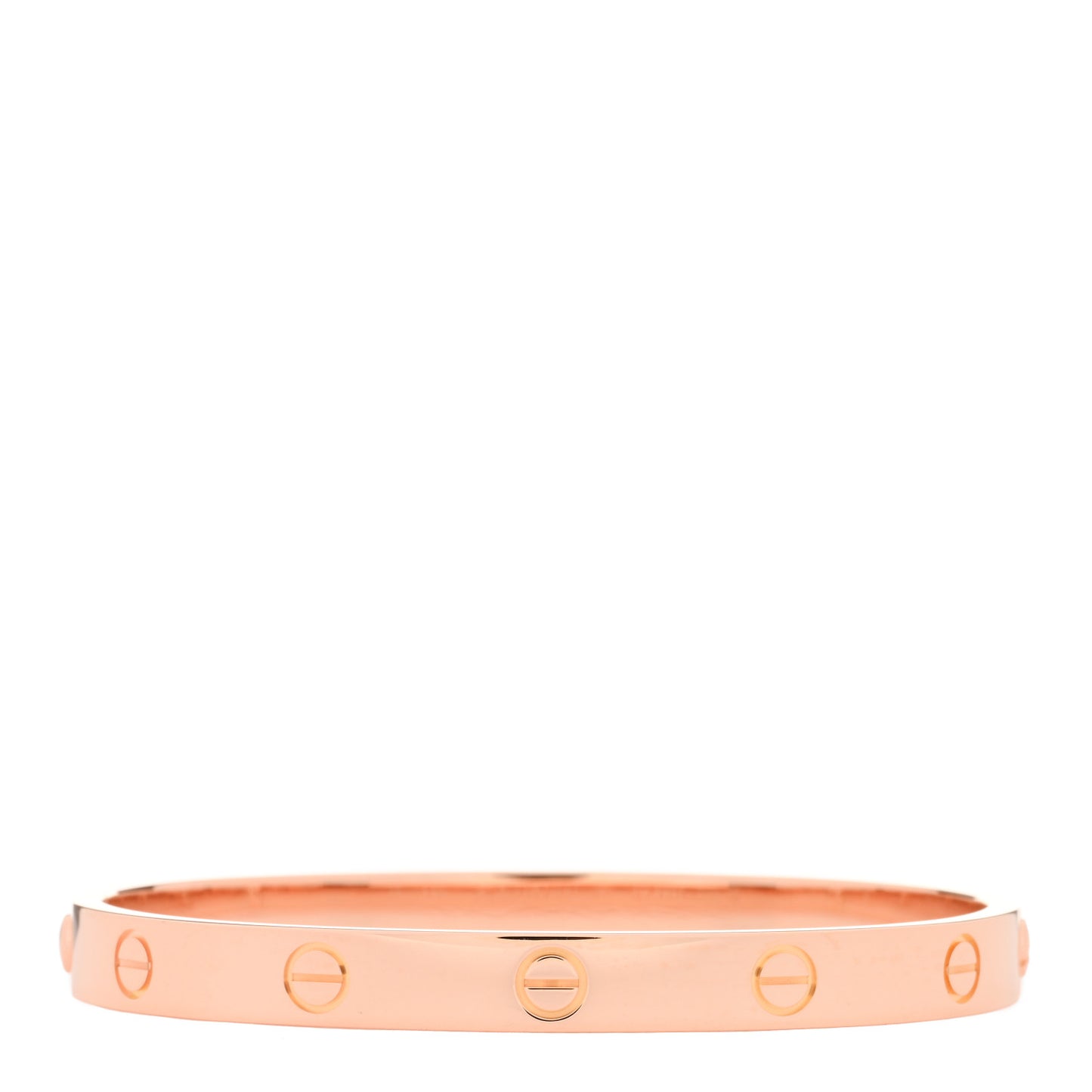18K Pink Gold LOVE Bracelet 17