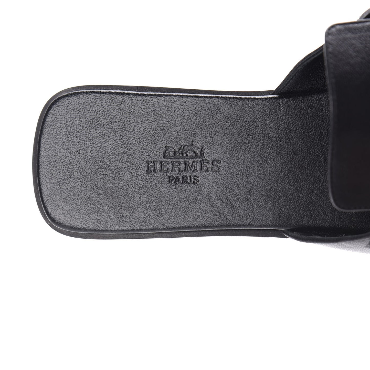 Goatskin Auteuil Sandals 38.5 Black