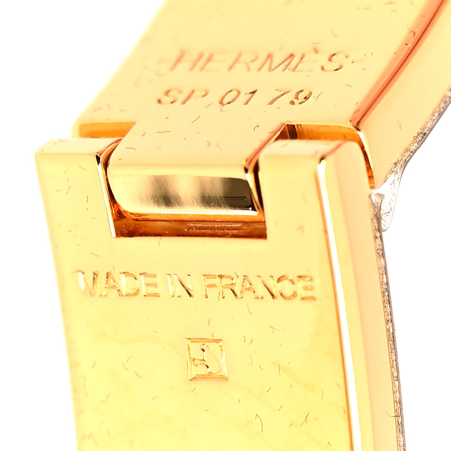 Enamel Narrow Clic Clac H Bracelet GM Jaune Tennis