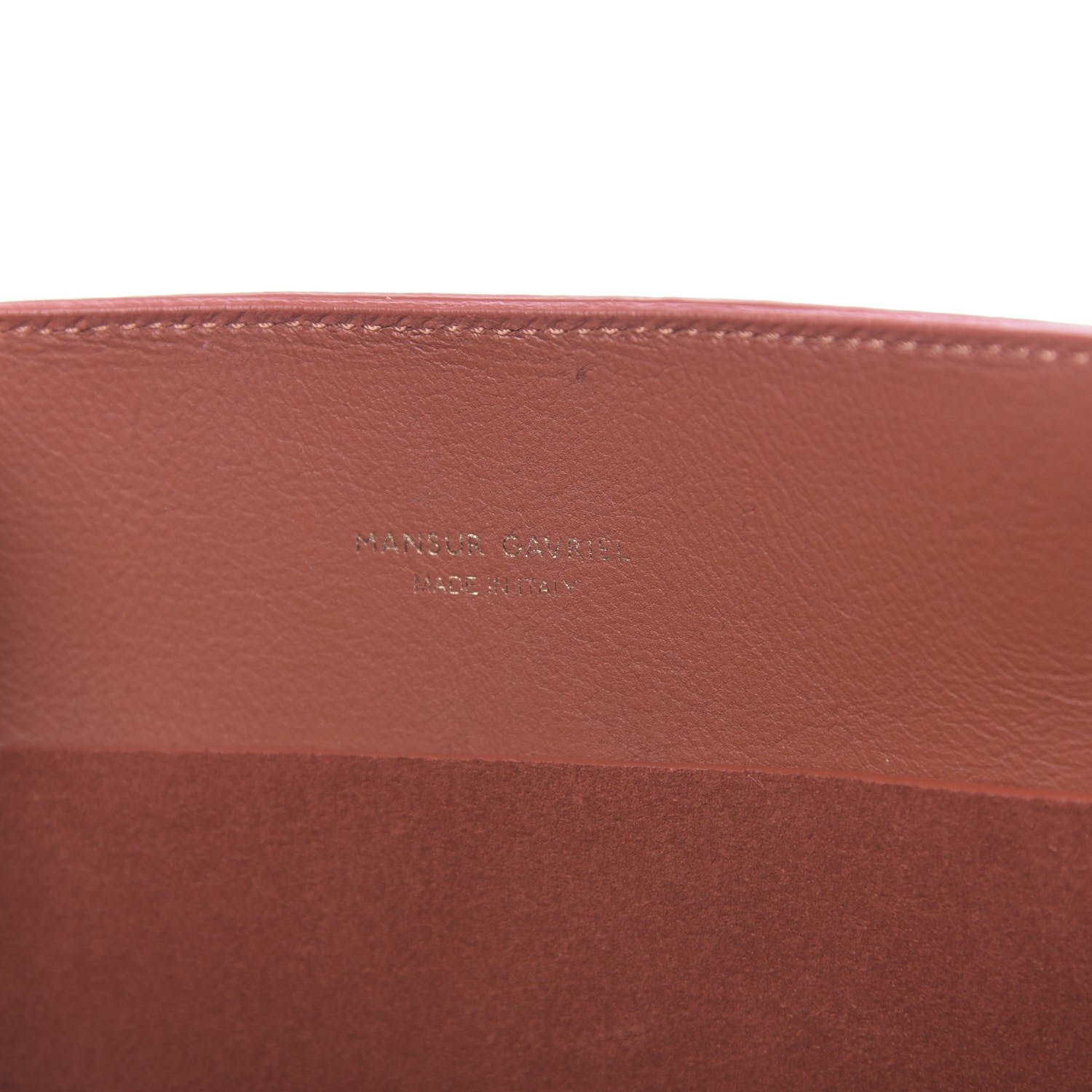 Mansur Gavriel Suede Large Sun Bag Brick 6 of 10