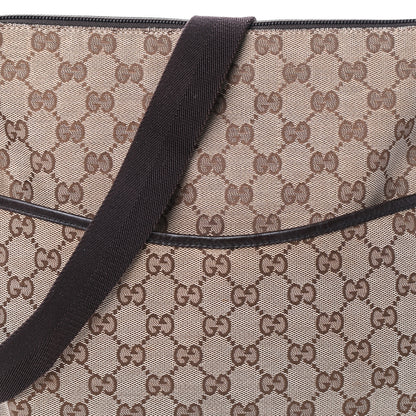 Gucci Monogram Perforated Medium Messenger Dark Brown 7 of 9