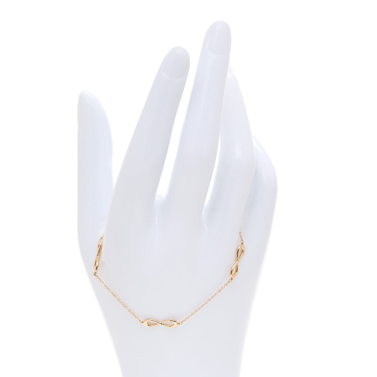18K Rose Gold Infinity Endless Bracelet