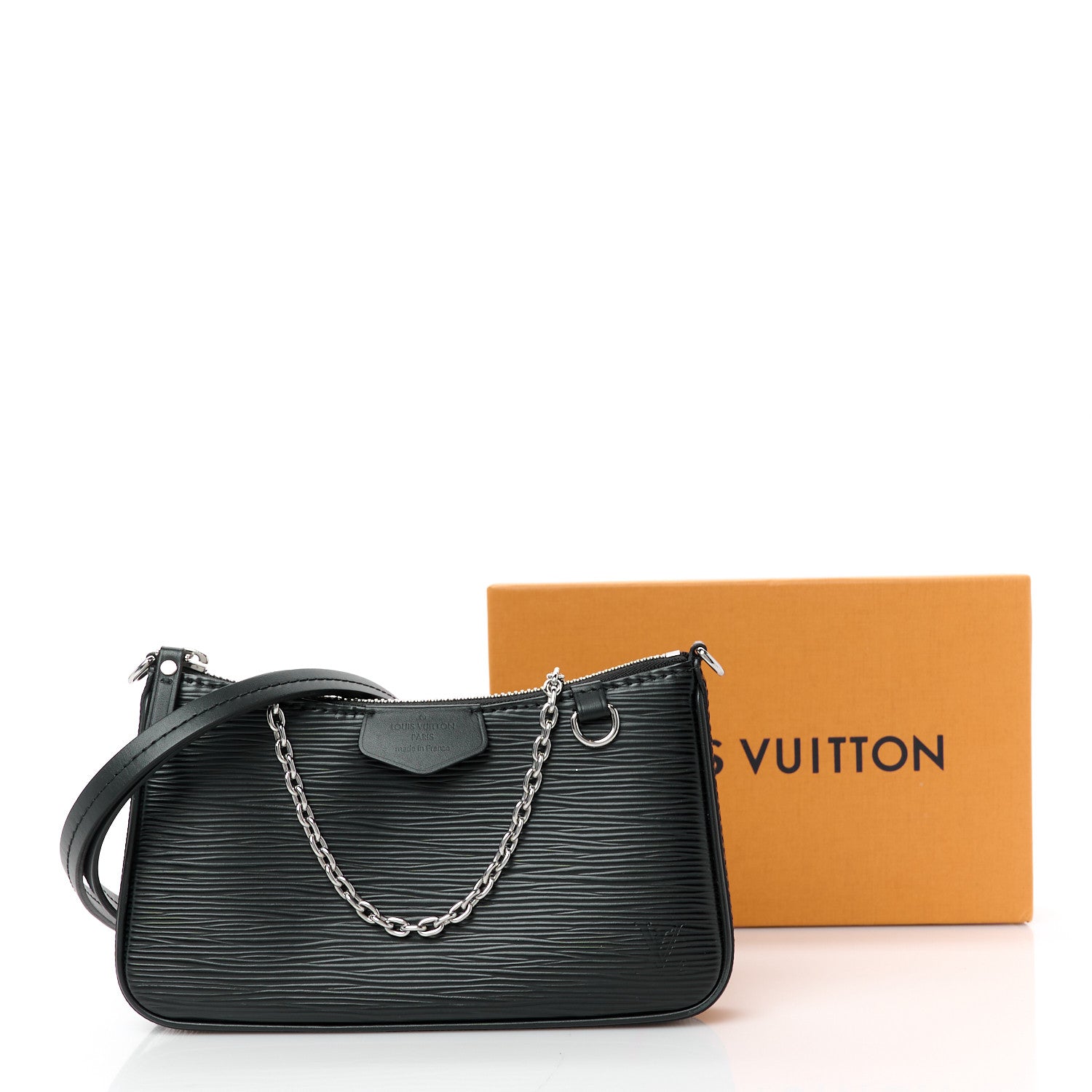 Louis Vuitton Epi Easy Pouch On Strap Black 10 of 10
