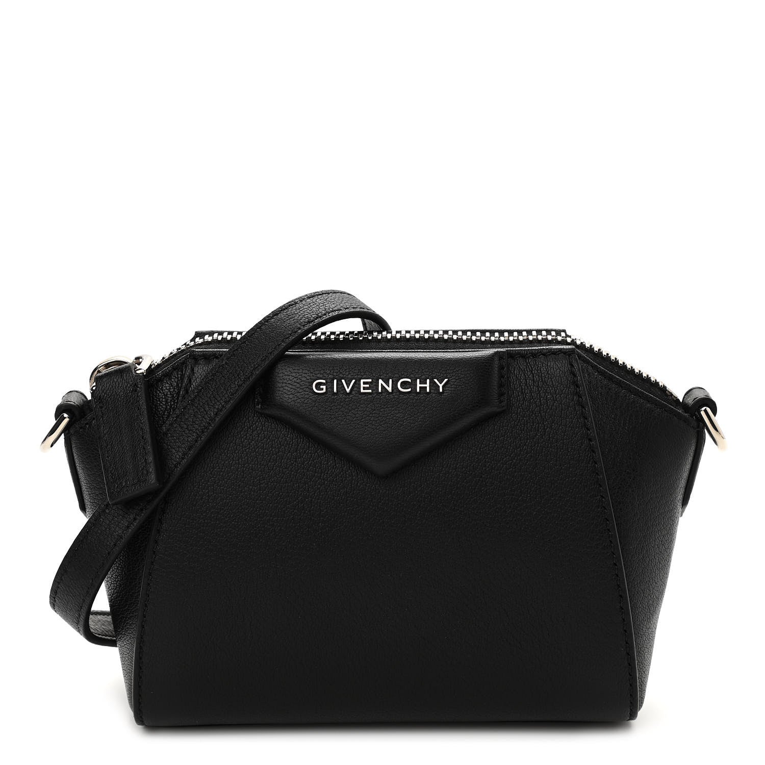 Givenchy Sugar Goatskin Nano Antigona Black 1 of 9