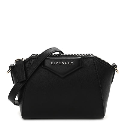 Givenchy Sugar Goatskin Nano Antigona Black 1 of 9