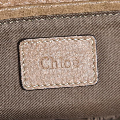 Chloe Calfskin Large New Marcie Tote Nut 6 of 7