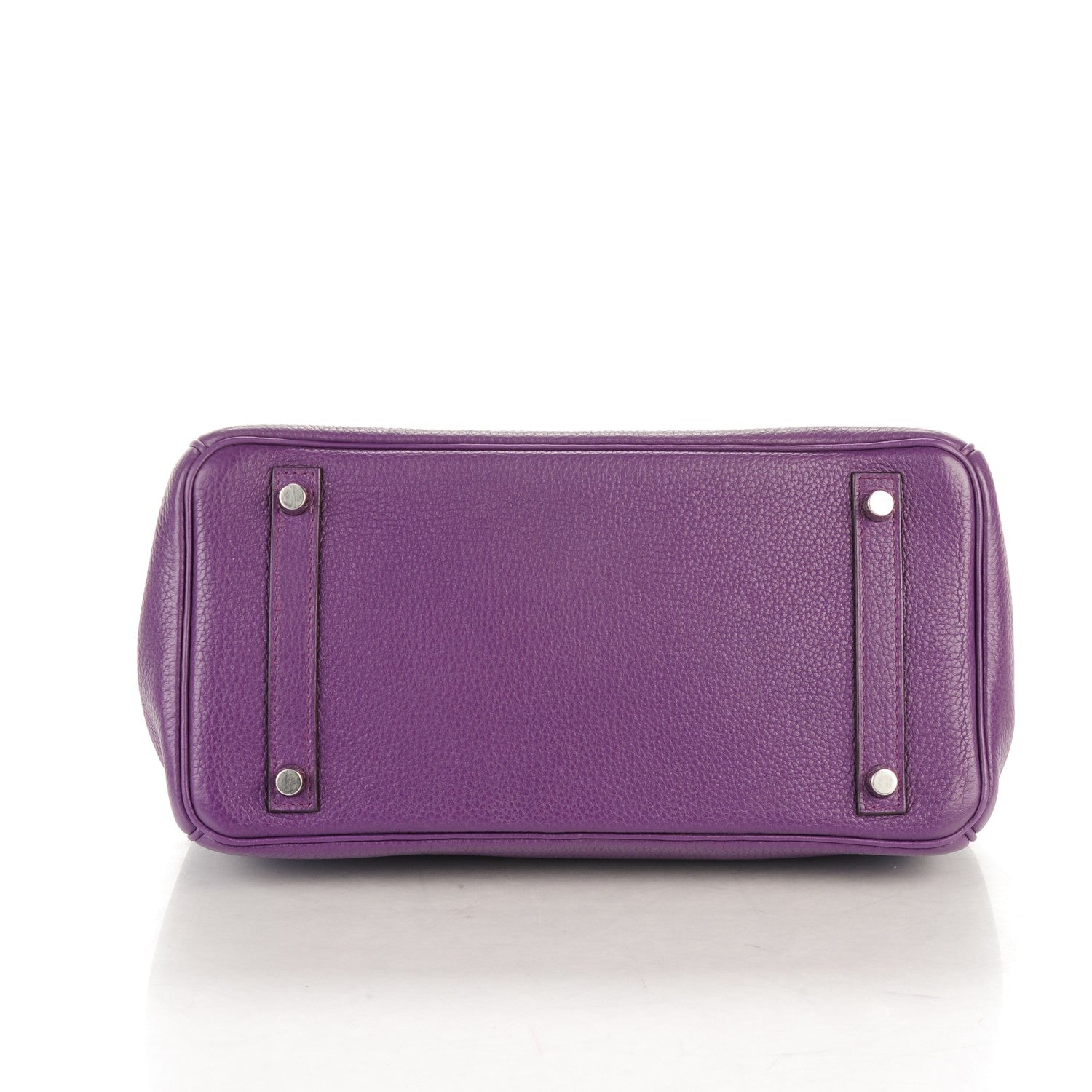 Hermes Taurillon Clemence Birkin 30 Ultraviolet 5 of 27