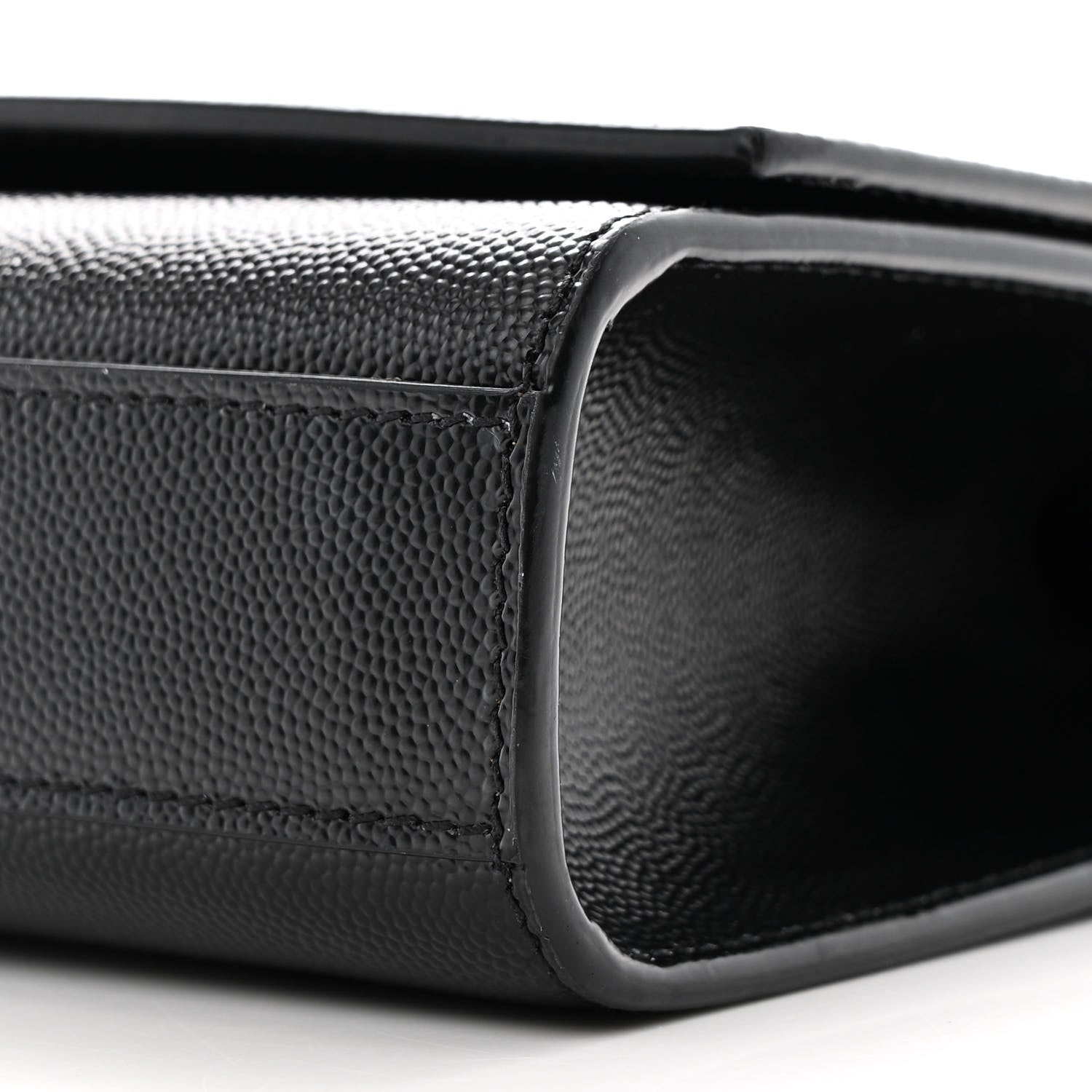 Saint Laurent Grain De Poudre Medium Classic Monogram Kate Satchel Black 10 of 10