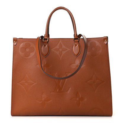 Louis Vuitton Empreinte Monogram Giant Onthego GM Cognac 1 of 9
