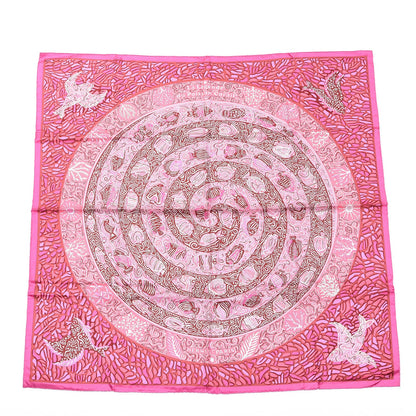 Hermes Silk La Legende Du Poisson Corail Scarf 90 1 of 4