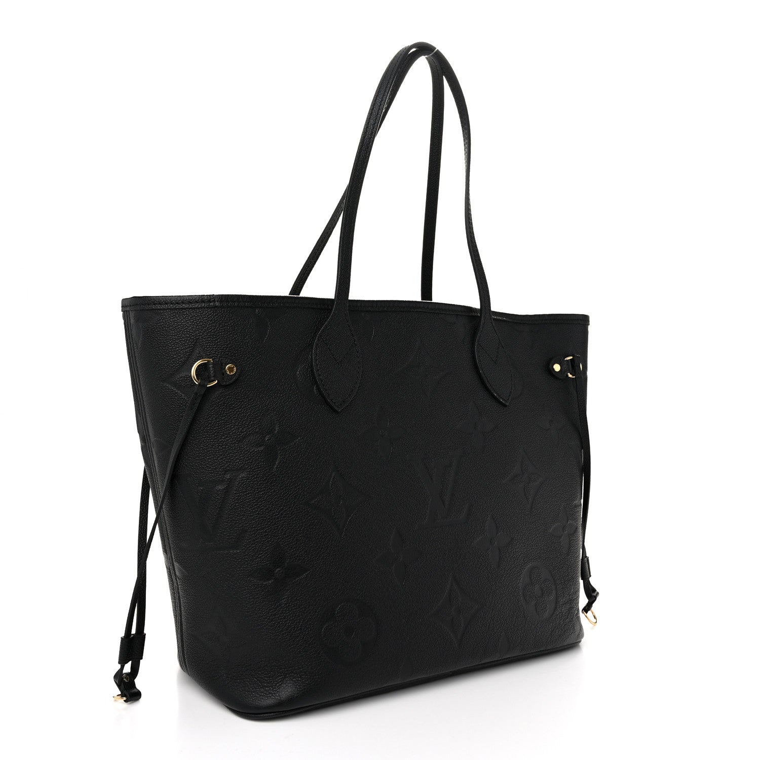 Louis Vuitton Empreinte Monogram Giant Neverfull MM Black 4 of 10