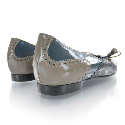 Hermes Leather Wing Tip Flats 35.5 3 of 6
