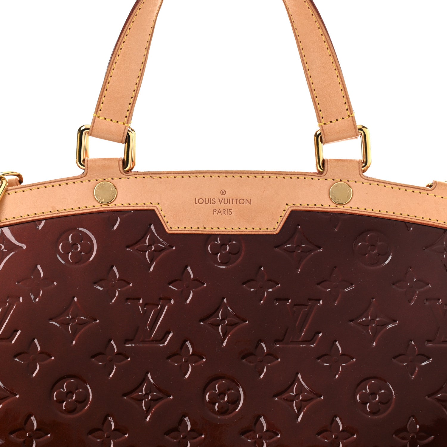 Louis Vuitton Vernis Brea GM Amarante 6 of 9