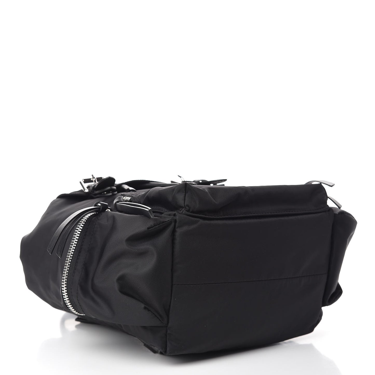 Nylon Medium Rucksack Backpack Black