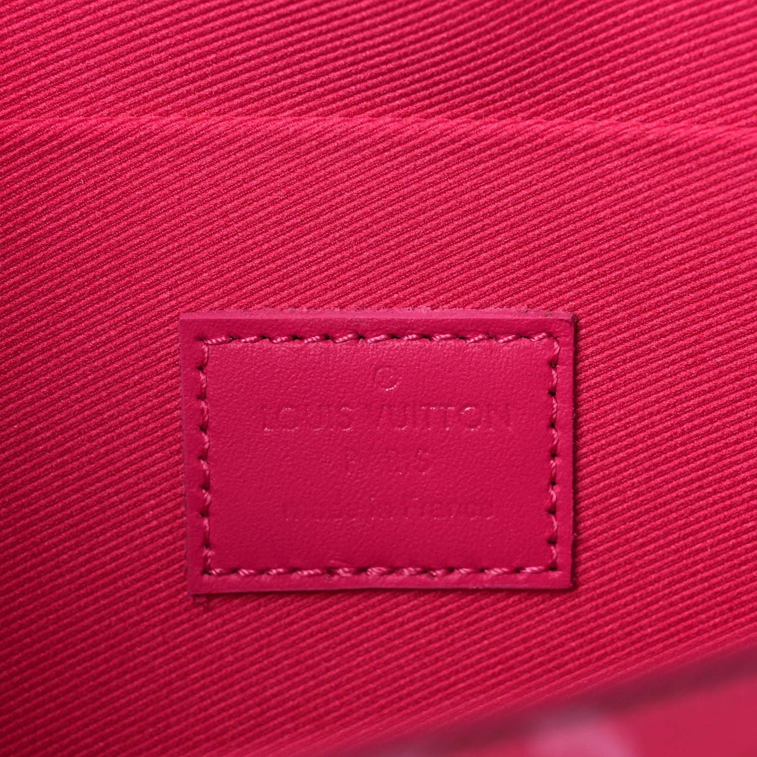 Louis Vuitton Vernis Valentine Pochette Felicie Chain Wallet Fuchsia 6 of 10