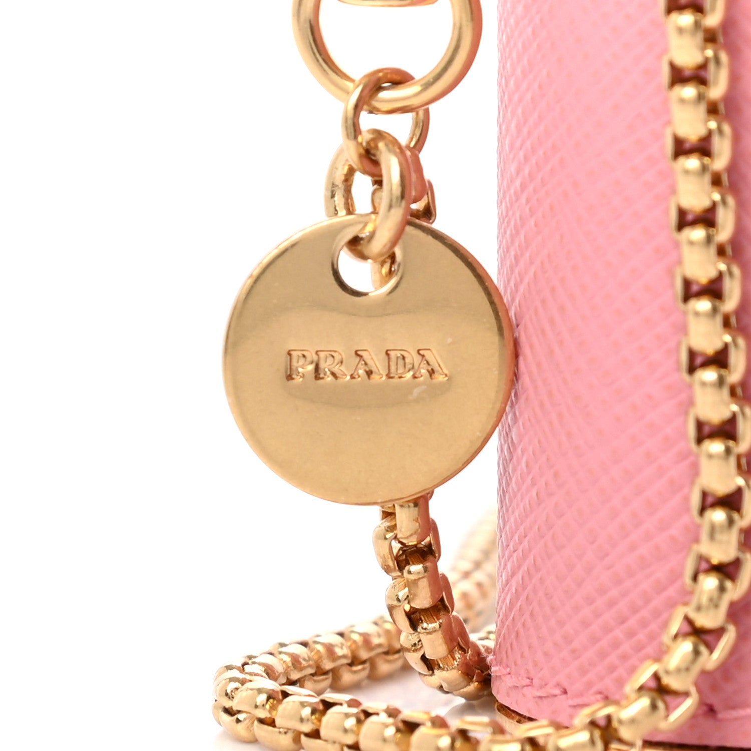 Prada Saffiano Logo Plaque Lipstick Case Petalo 5 of 7