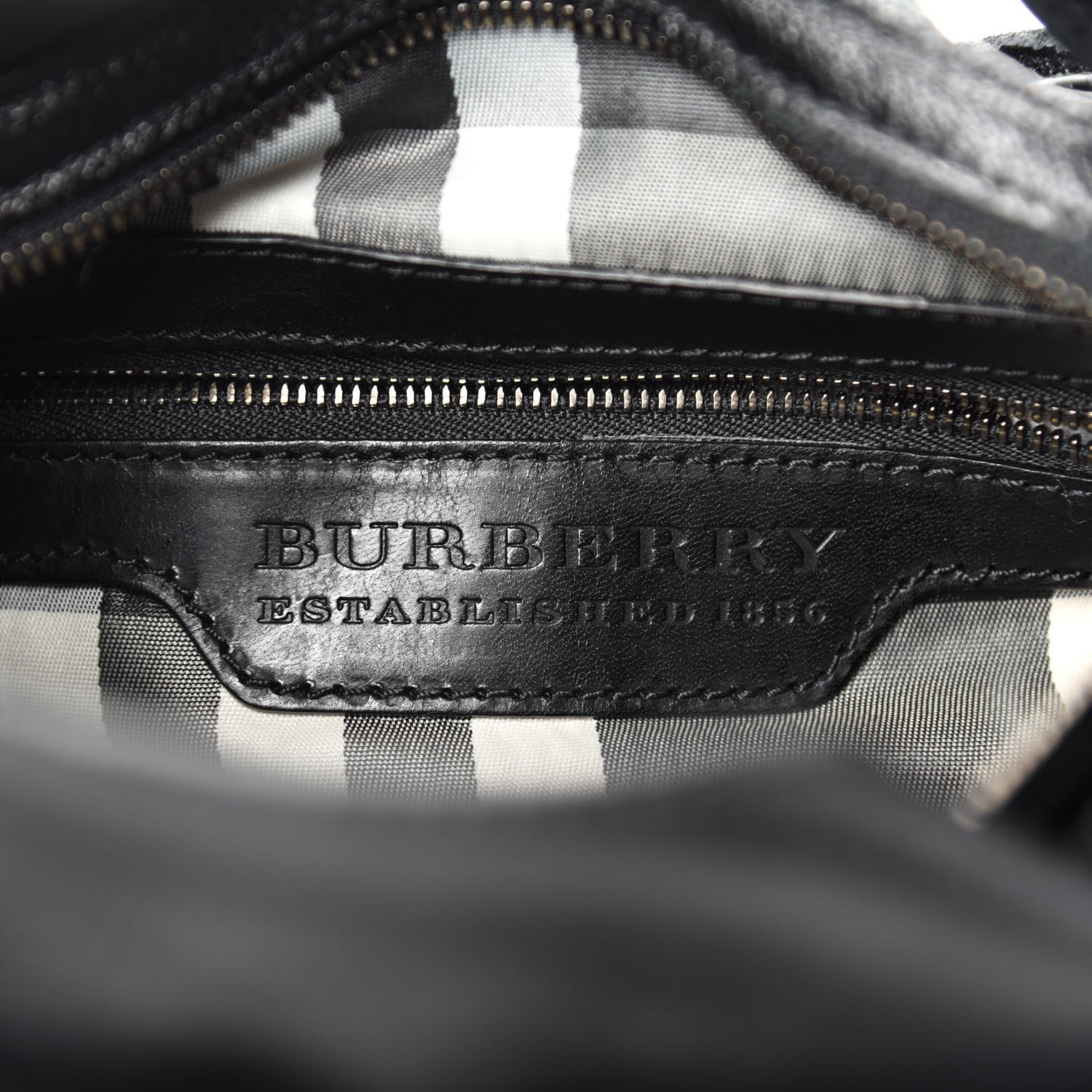 Burberry Calfskin Warrior Hobo Black 15 of 18