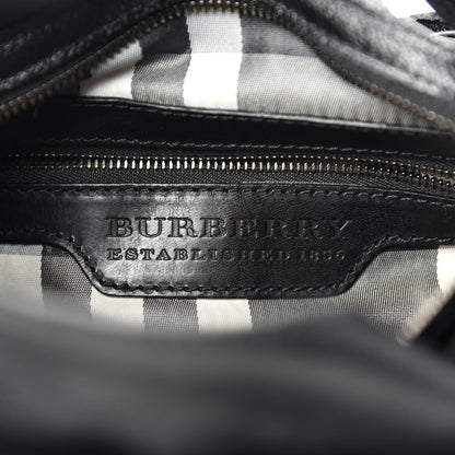 Burberry Calfskin Warrior Hobo Black 15 of 18