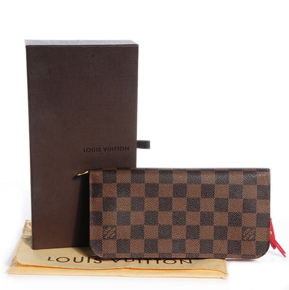 Louis Vuitton Damier Ebene Insolite Wallet Red 4 of 6