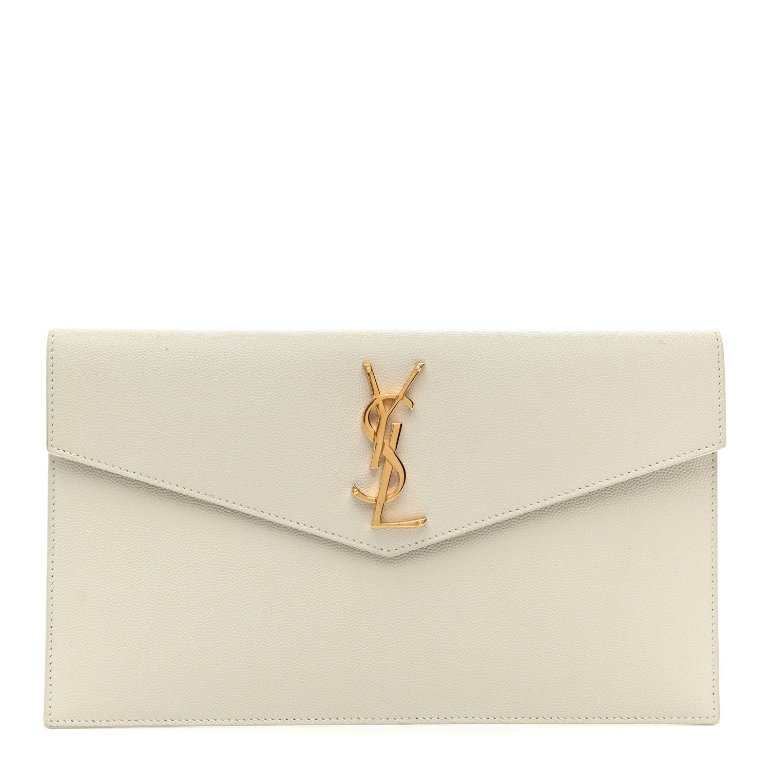 Saint Laurent Grain De Poudre Uptown Pouch Crema Soft 1 of 8