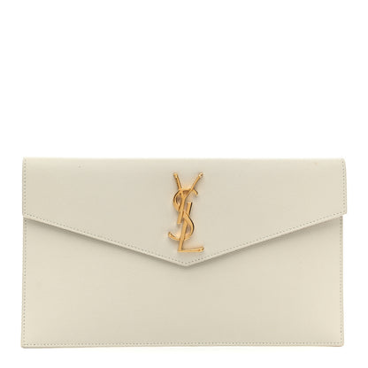 Saint Laurent Grain De Poudre Uptown Pouch Crema Soft 1 of 8