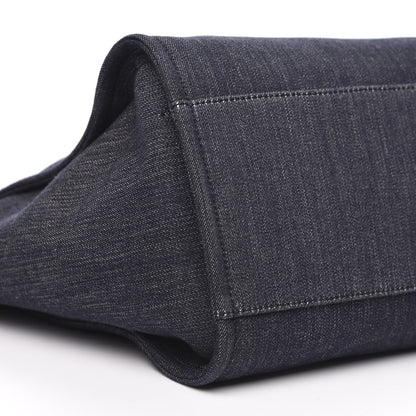 Chanel Denim Medium Deauville Tote Dark Blue 8 of 10