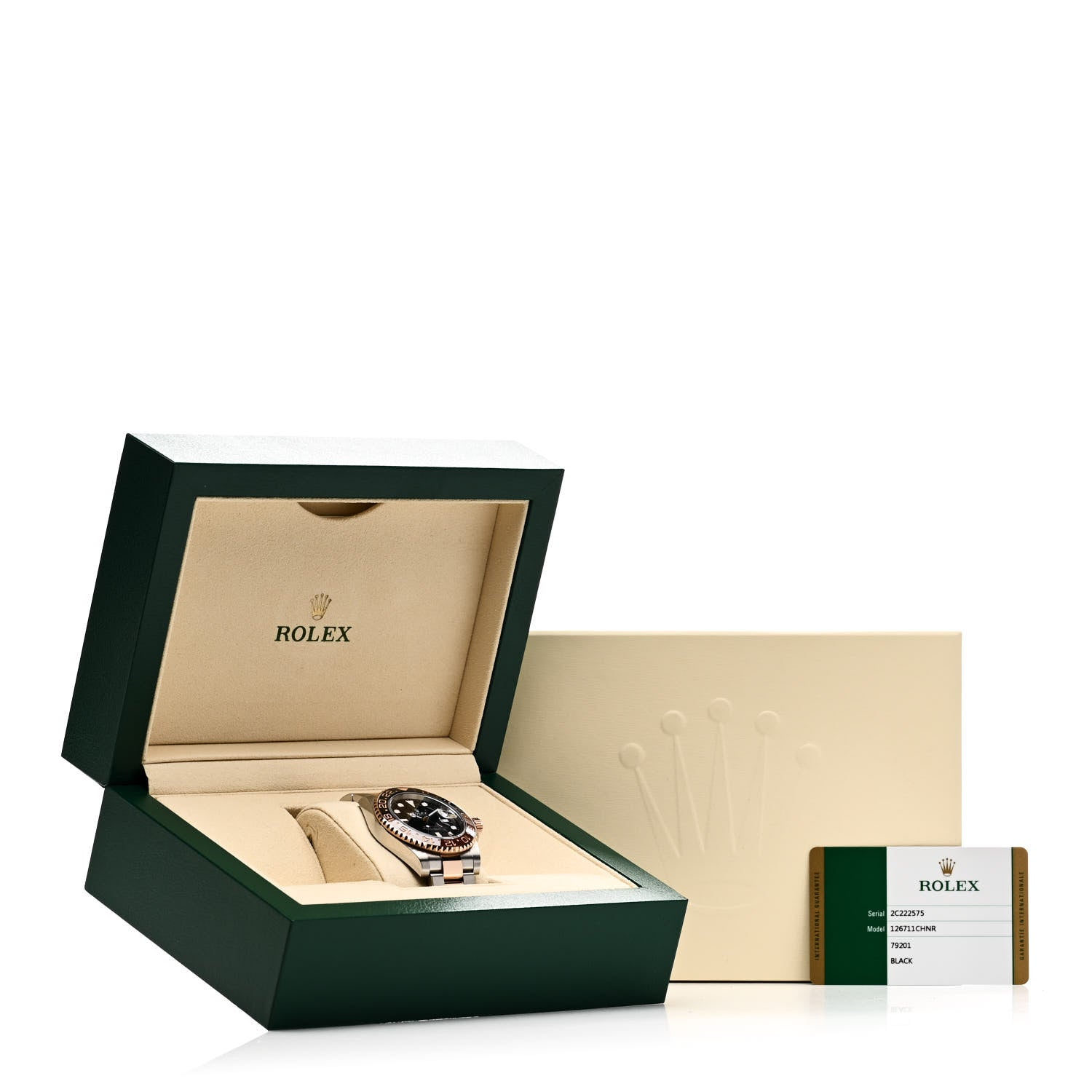Rolex Stainless Steel 18K Everose Gold 40mm GMT-Master II Root Beer Watch 126711CHNR 5 of 5