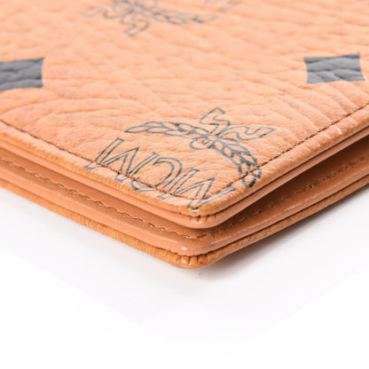 MCM Visetos Heritage Bi-Fold Money Clip Wallet Cognac 6 of 11