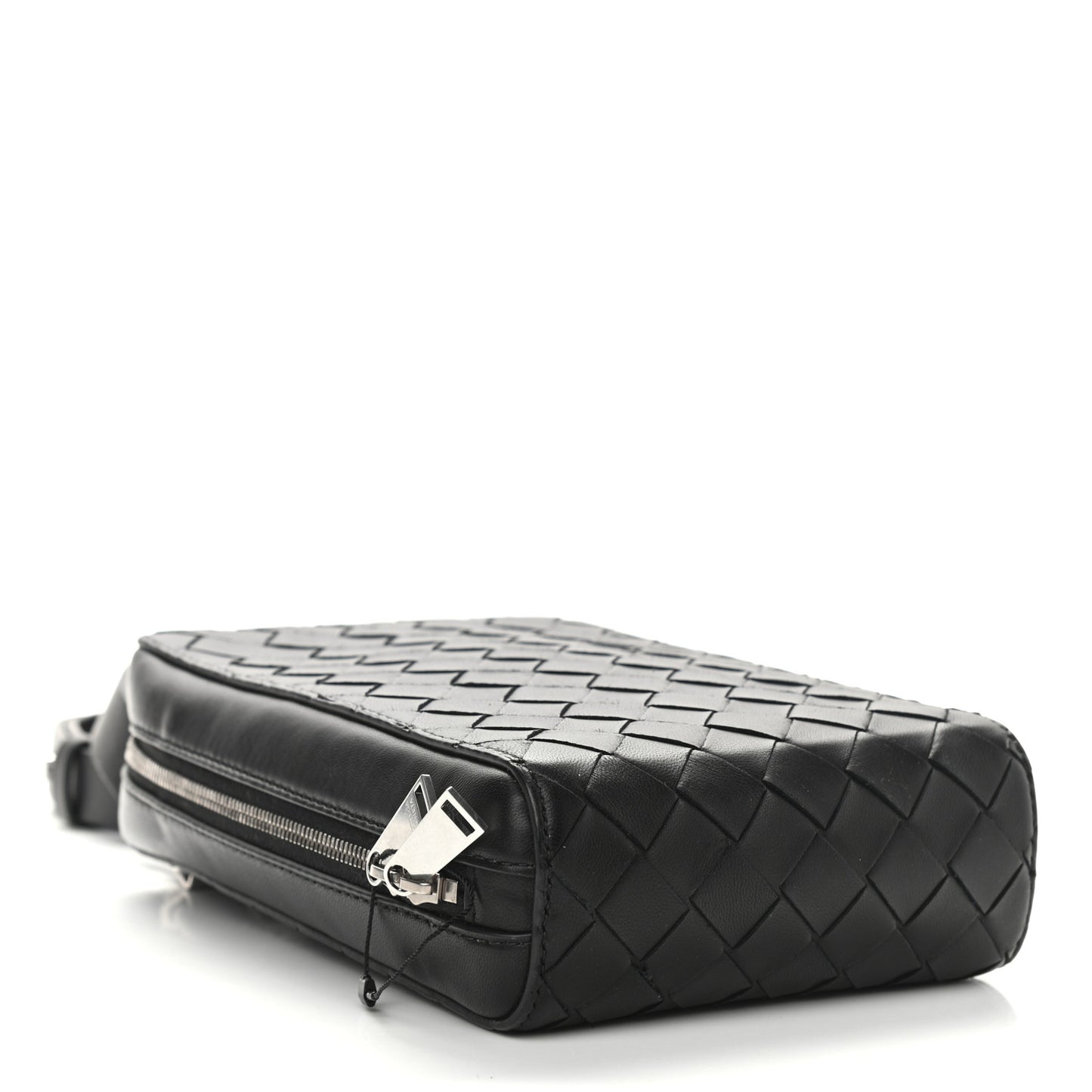 Nappa Intrecciato Crossbody Bag Black