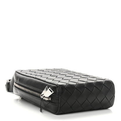 Bottega Veneta Nappa Intrecciato Crossbody Bag Black 3 of 8