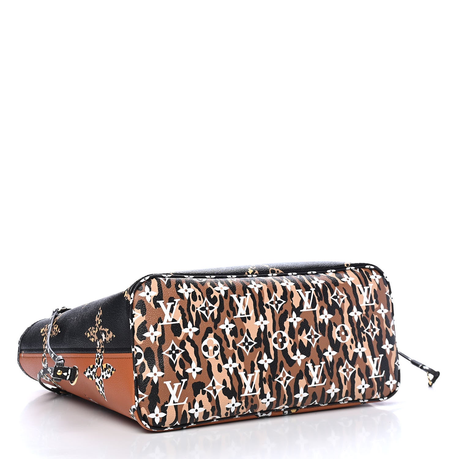 Louis Vuitton Monogram Giant Jungle Neverfull MM Black 4 of 7